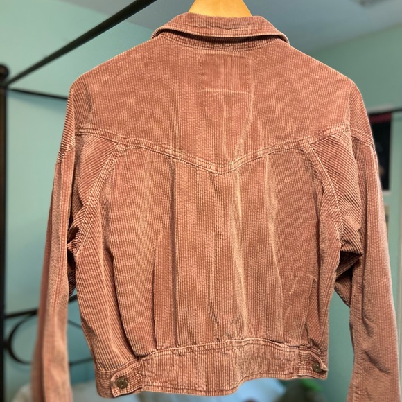 American Eagle Cropped Corduroy Jacket - Picture 3 of 4